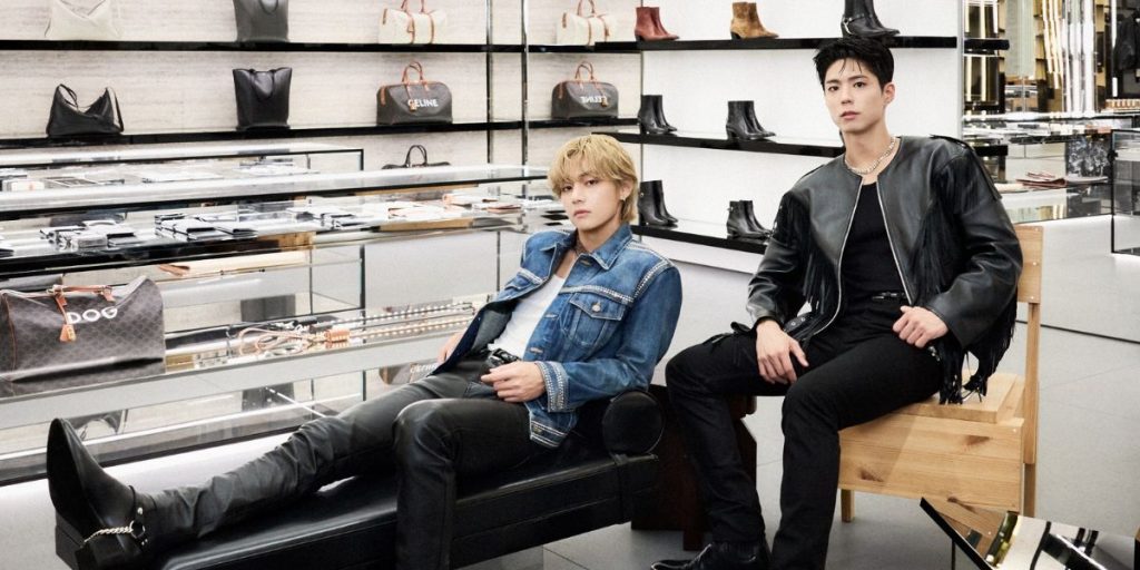 BTS V and Park Bo Gum at Omotesando Reopening in Tokyo
