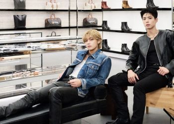 BTS V and Park Bo Gum at Omotesando Reopening in Tokyo