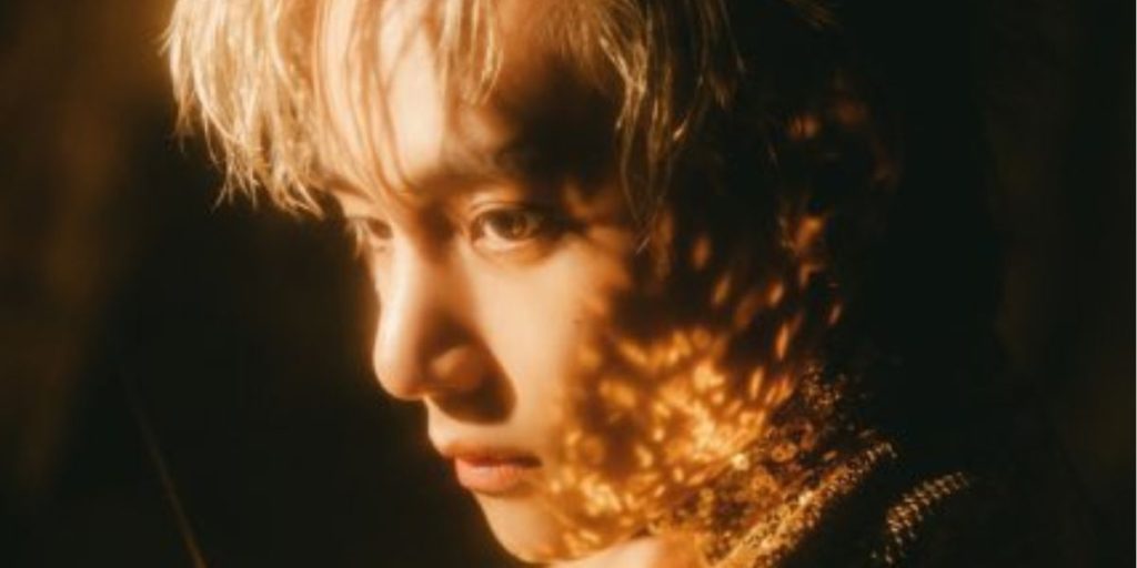 BTS V in a teaser for 'Love Me Again