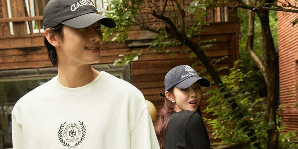 Cha Eunwoo and Han So Hee for Giordano