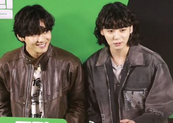 BTS V and Jungkook at the movie premiere of 'Dream'