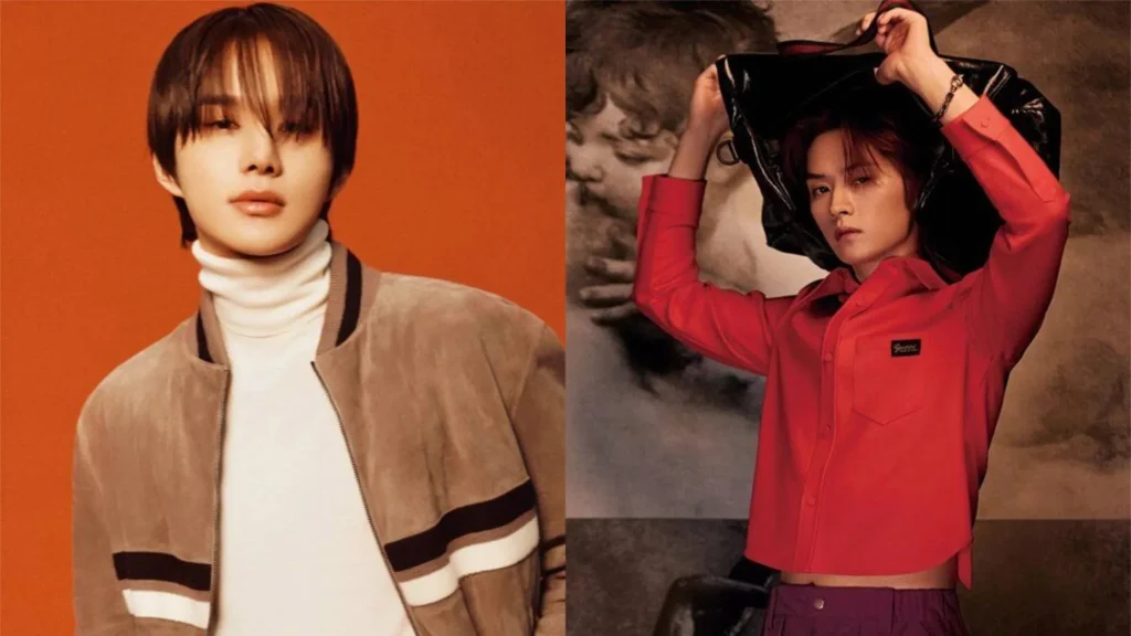 NCT's Jungwoo and Lee Know of Stray kids as MCS on Music Core