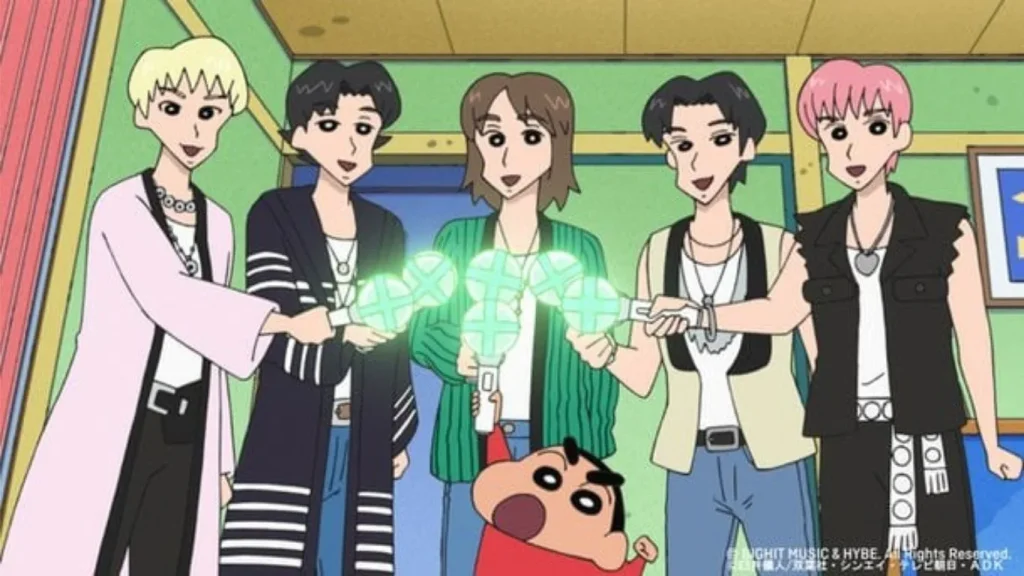 TXT on Crayon shin-chan