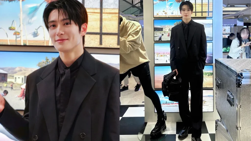 nct's jaehyun at the prada event