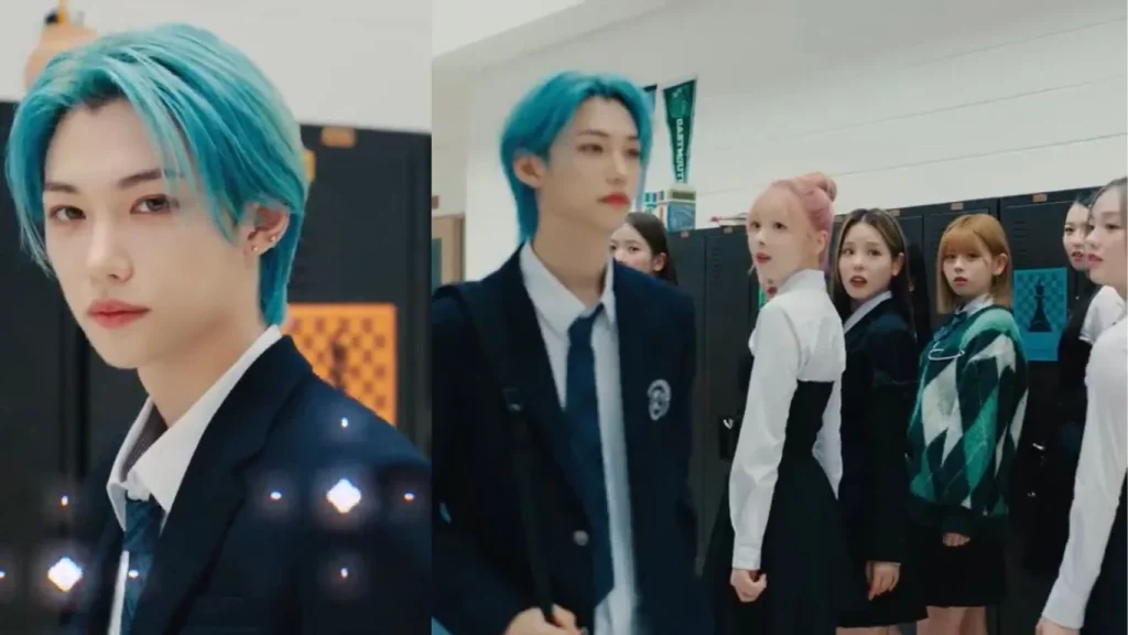 felix in NiziU's music video