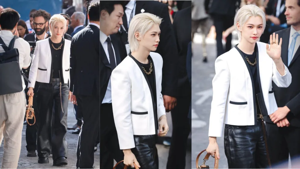 Felix at LV SS24 Paris Fashion week show