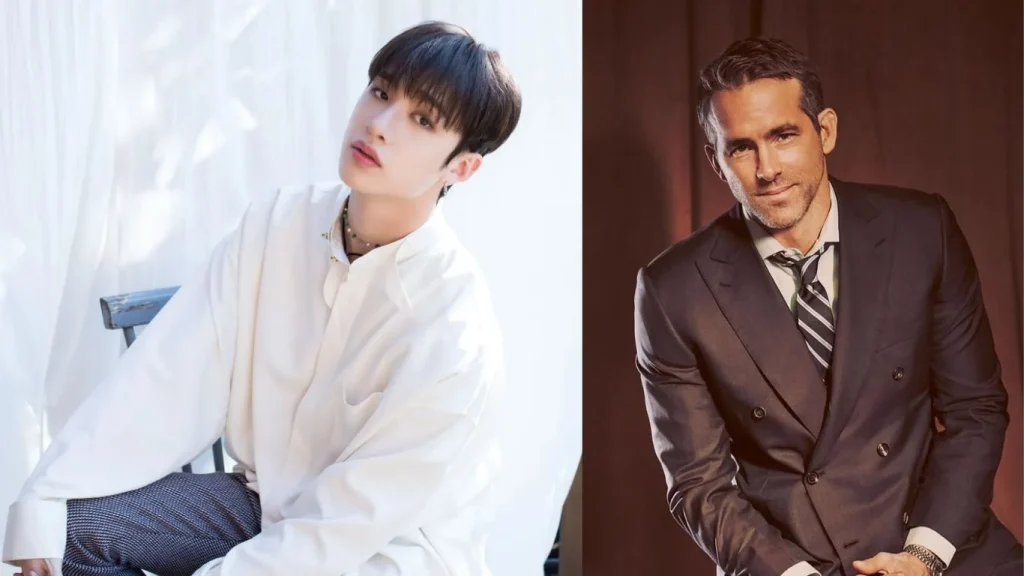 Bang chan and ryan reynolds