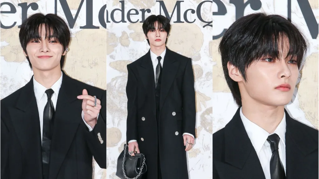 I.N of Stray Kids for Alexander McQueen