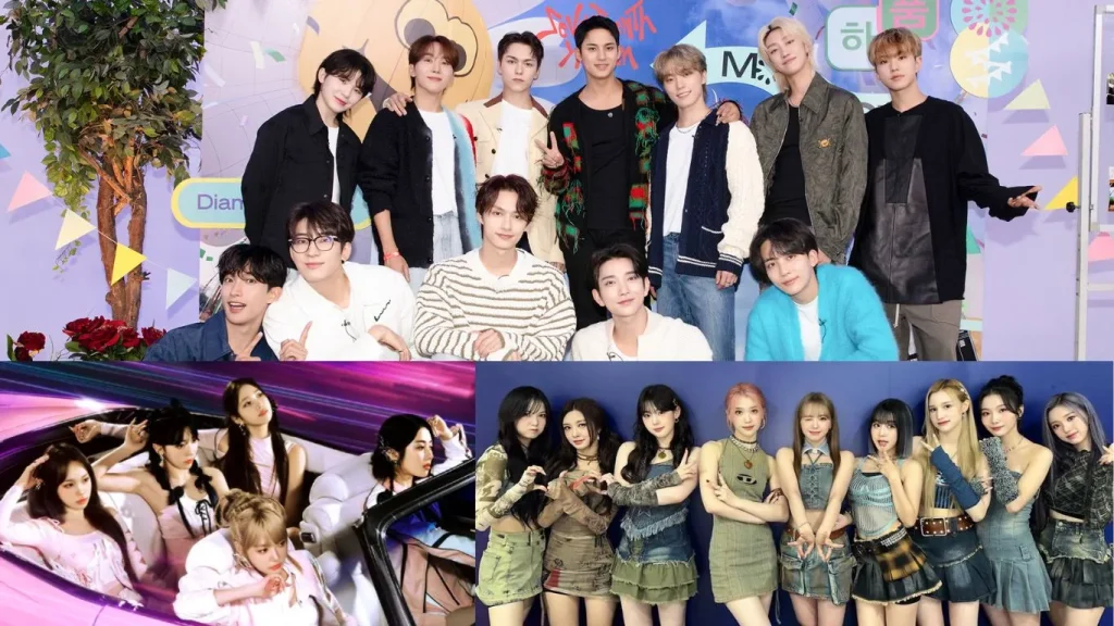 SEVENTEEN, Kep1er, and LE SSERAFIM for NTV Best Artist