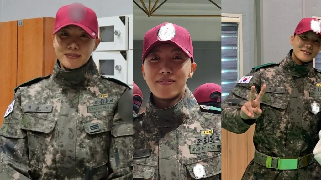 J-Hope in the military