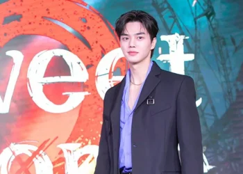 Song Kang at the press conference for Sweet Home 2