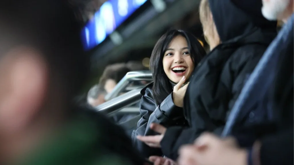 Lisa at UEFA championship match