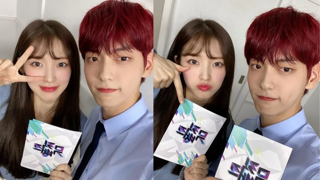 TXT's Soobin and OH MY GIRL Arin