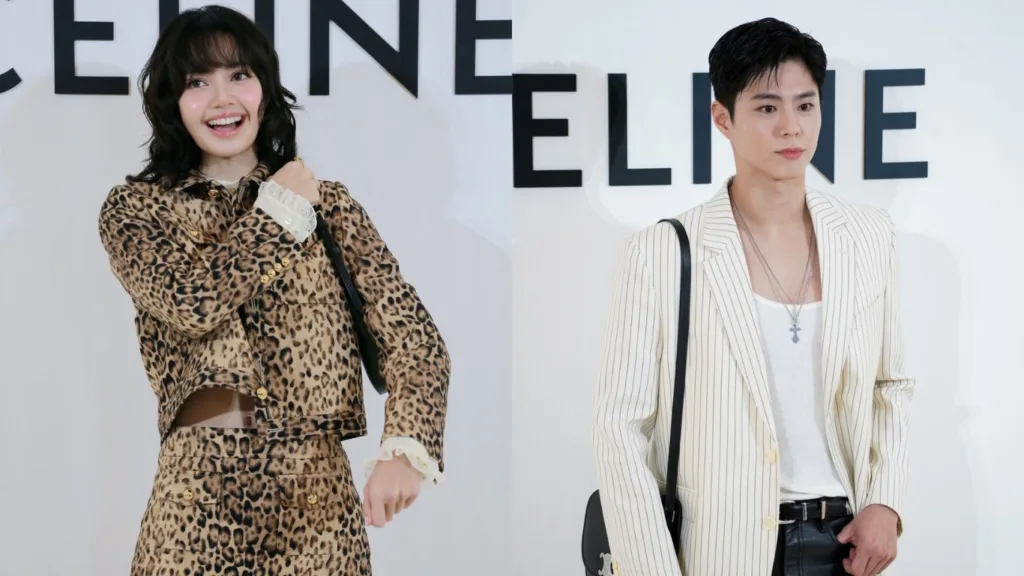 BLACKPINK's Lisa and Park Bogum at Celine event in Bangkok