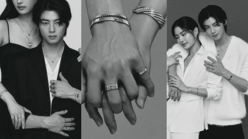 Cha Eunwoo in Chaumet Valentine's Day campaign