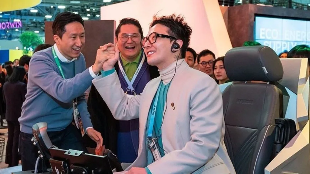 G-DRAGON at CES 2024 in Las Vegas