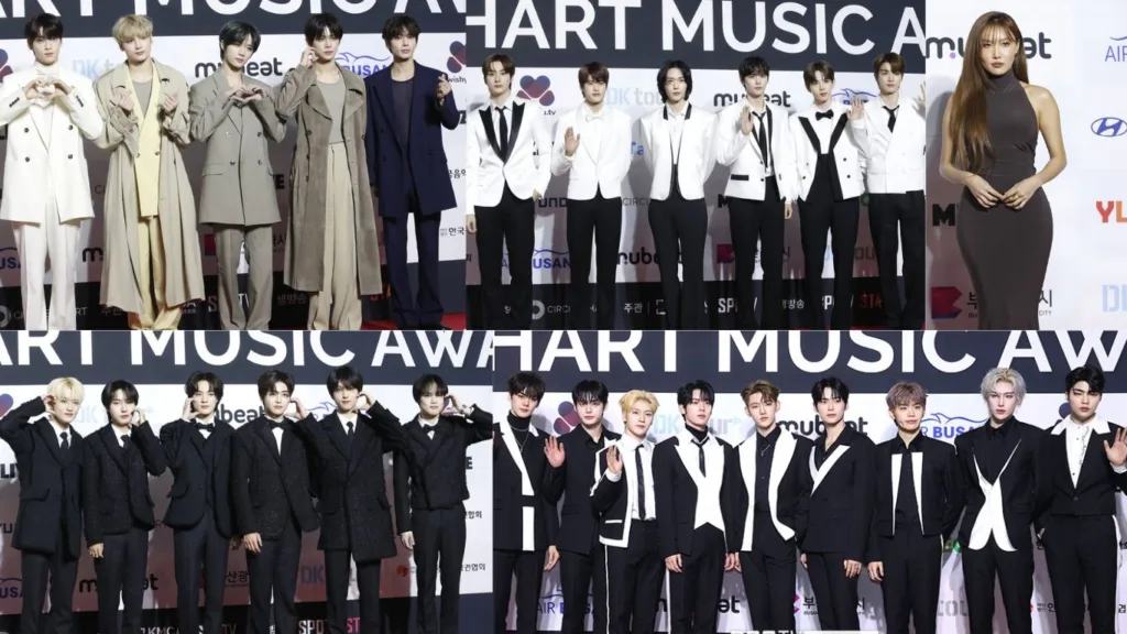 13th circle music award winnwers include txt, hwasa, riize, zerobaseone nct dream