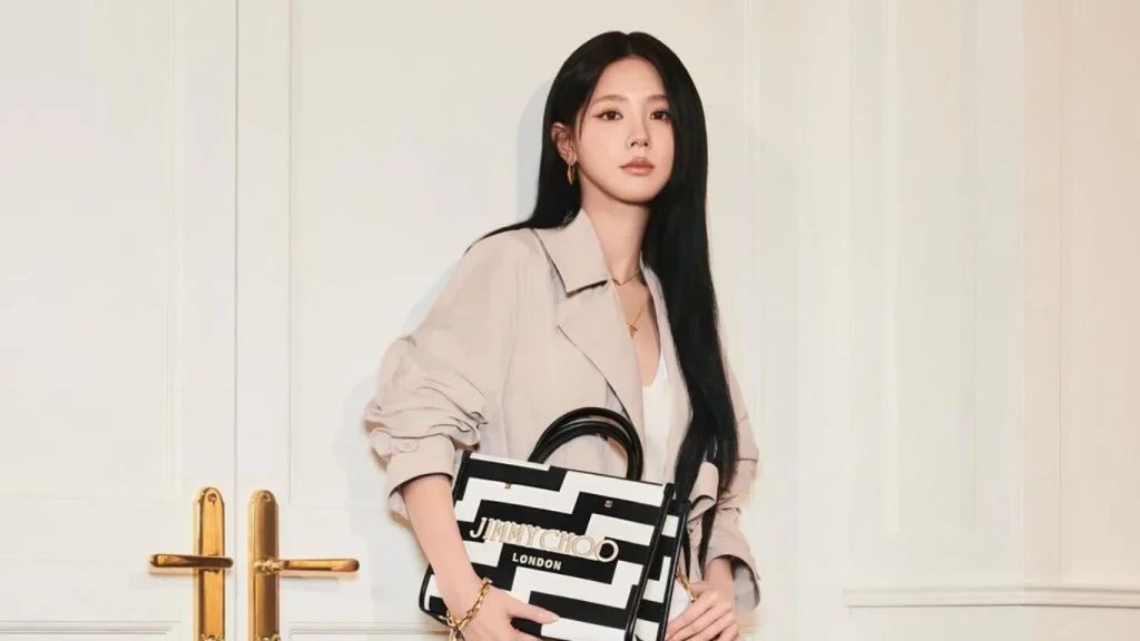 Miyeon of gidle in Jimmy Choo Spring/summer collection