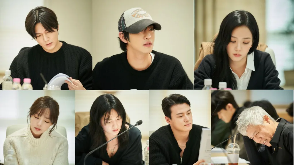 Lee Minho, jisoo, ahn hyo seop at the script reading of Omniscient reader's viewpoint