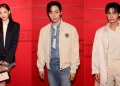Nayeon, Lee Junho, and Win metawin at Tommy Hilfiger New York Fashion Week show