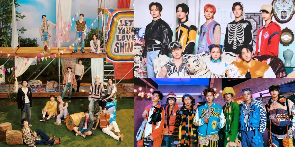 seventeen, stray kids, and nct dream on IFPI Global Album Chart 2023