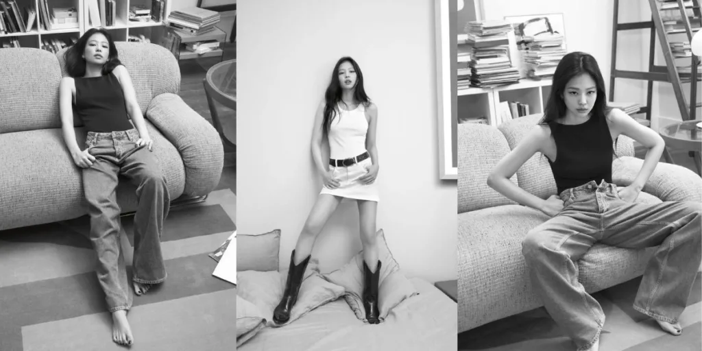 jennie of blackpink for Calvin Klein SS24 campaign