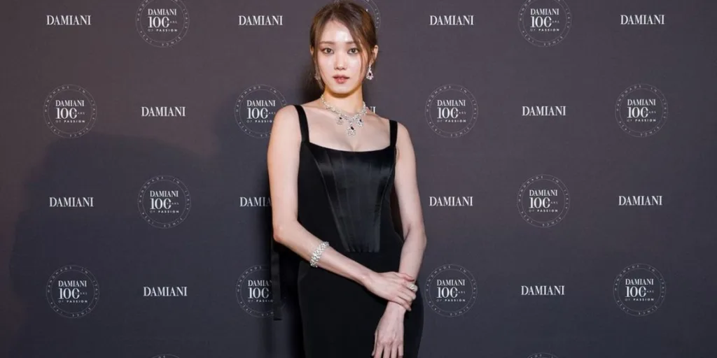 Lee Sung Kyung at the Damiani 100 Years event in Milan