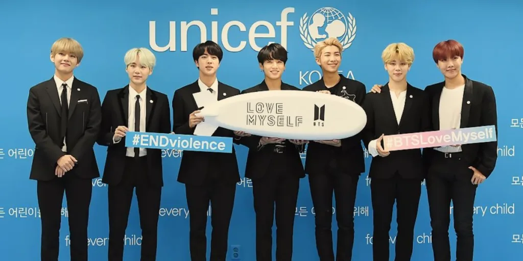 BTS UNICEF LOVE MYSELF campaign