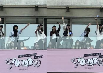 blackpink Jennie dancing at SEVENTEEN's concert