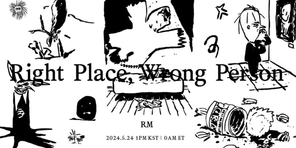 RM Album Poster for right place wrong person