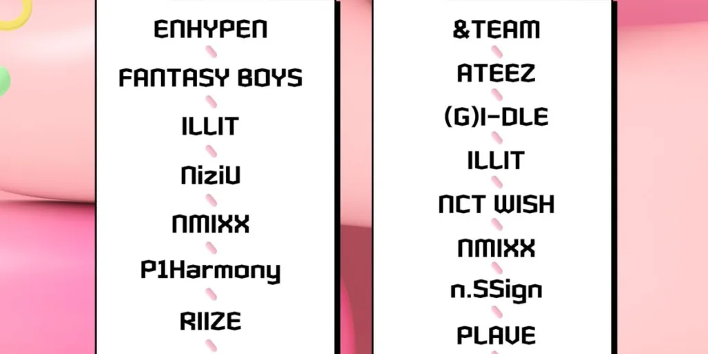 Sho w! Music Core in Japan lineup