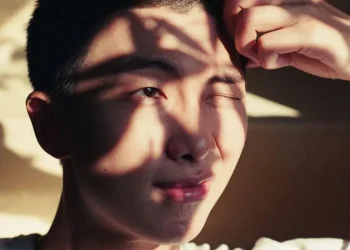 BTS RM in a concept photo for right place, wrong person