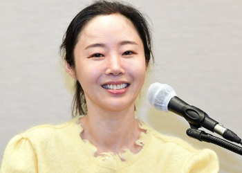 CEO Min Hee Jin at the Press Conference