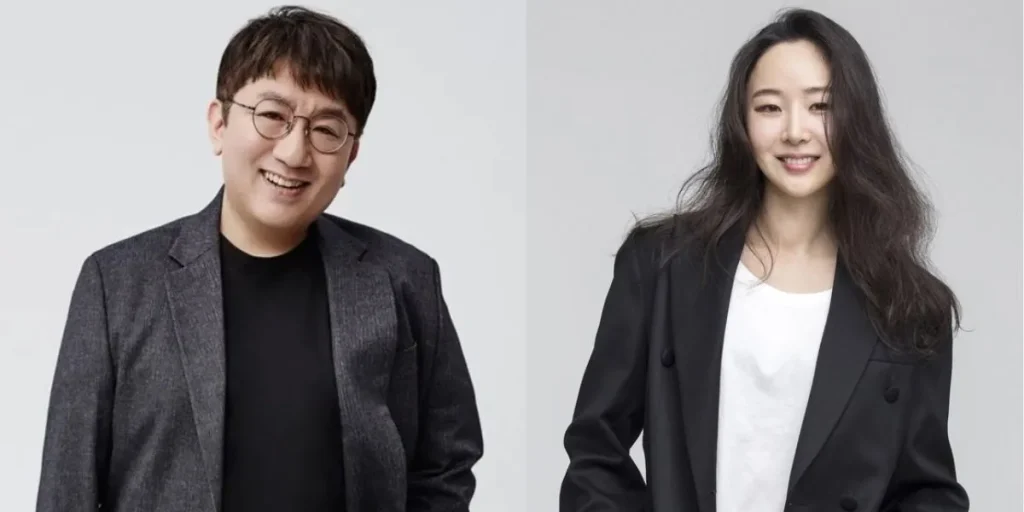 HYBE and ADOR Bang Si Hyuk and Min Hee Jin