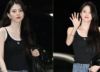 Han Sohee at ICN Airport, leaving for France to attend Cannes Film Festival