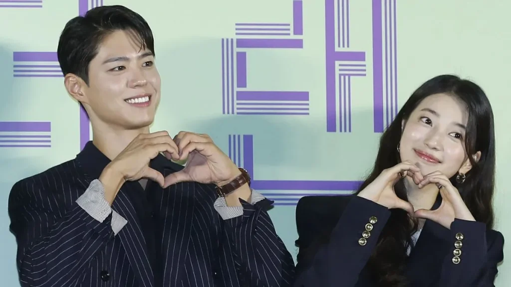 Park Bo Gum and Suzy at Wonderland press conference