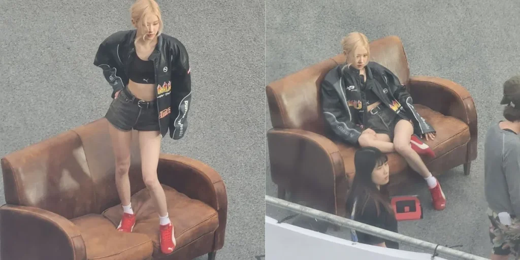 Rosé shooting for PUMA