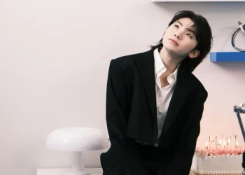 Woozi from seventeen in a teaser for 17 is right here