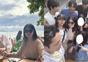 Kim Hye Yoon in Phuket with Lovely Runner cast