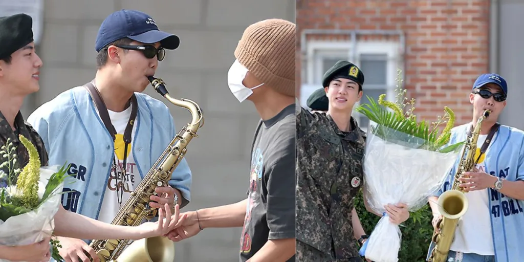 RM at Jin Military Discharge Ceremony