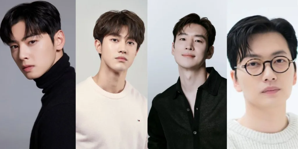 Cha Eunwoo, Kwak Dong Yeon, Lee Je Hoon, and Lee Dong Hwi