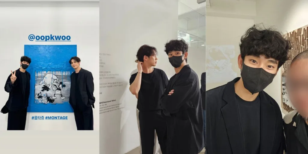 Kim Soo Hyun at Art Exhibition