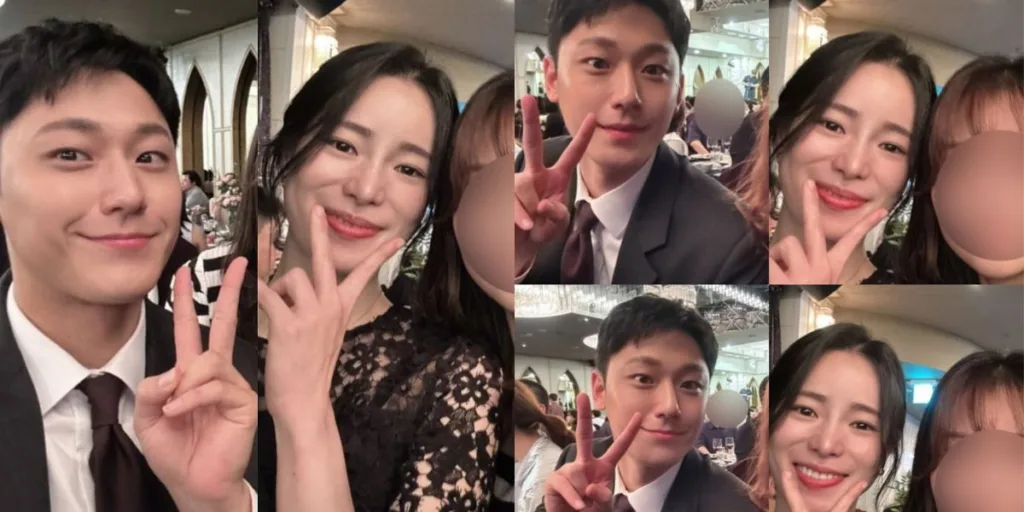 Lim Ji Yeon and Lee Do Hyun at a wedding