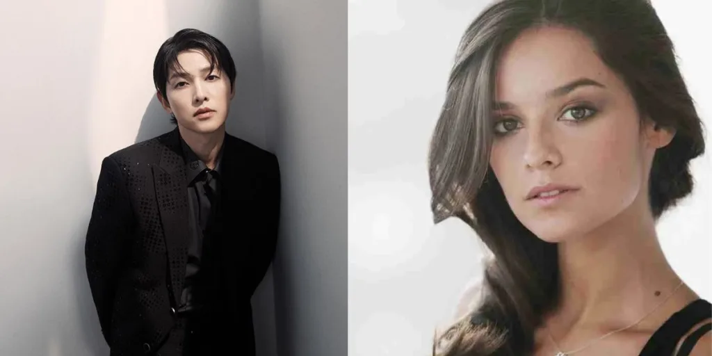 Song Joong Ki and Katy Louise Saunders