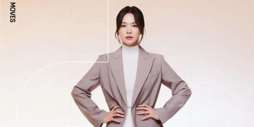 Song Hye Kyo in a campaign image for FitFlop