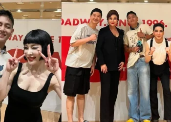 BTS V with 'Chicago' Musical Actors