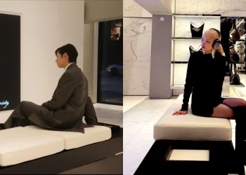 Cha Eunwoo and BLACKPINK’s Rosé at YSL Exhibition