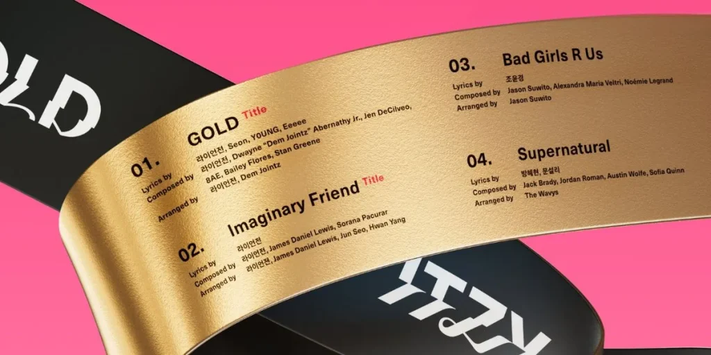 ITZY GOLD Tracklist