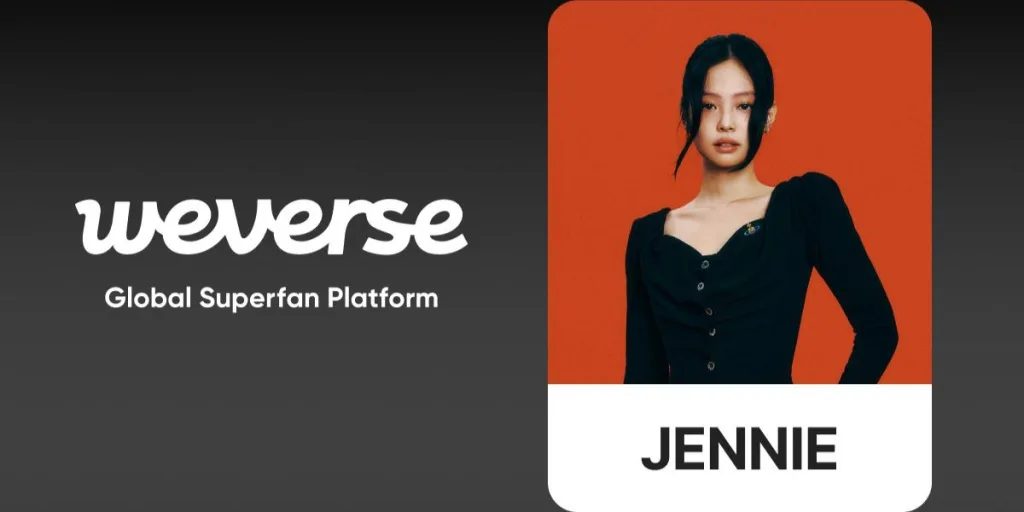 Jennie joins Weverse