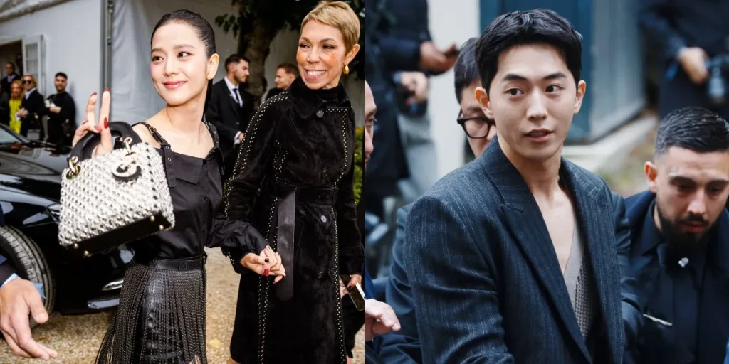 Jisoo and Nam Joo Hyuk at Dior SS25 Show